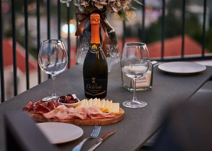 شقة Blu-two Bedroom With Terrace And Sea View دوبروفينك