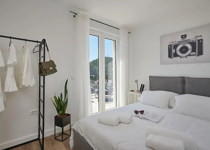 Blu-two Bedroom With Terrace And Sea View 公寓 杜布罗夫尼克