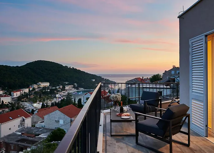 公寓 Blu-two Bedroom With Terrace And Sea View 杜布罗夫尼克