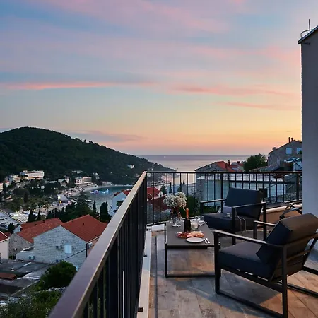아파트 Blu-two Bedroom With Terrace And Sea View 두브로브니크